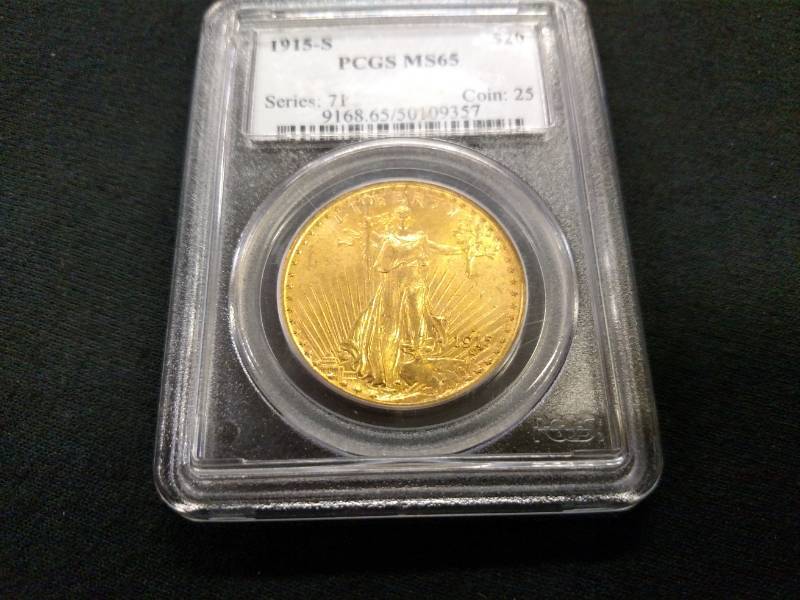 1915 S PCGS MS65 Twenty Dollars Sai...
