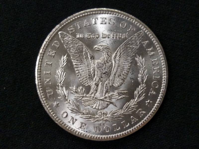 1884 CC MS63 Morgan Silver Dollar...