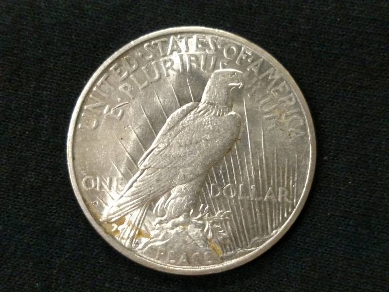 1925 S Peace Silver Dollar...