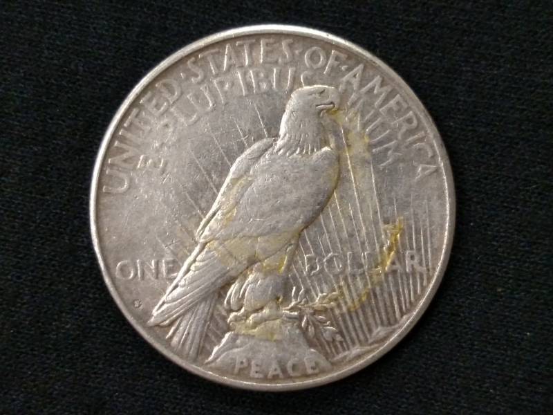 1927 S Peace Silver Dollar...