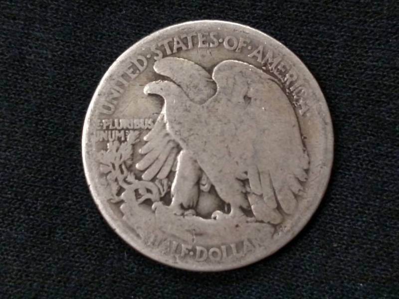 1917 Walking Liberty Silver Half Do...