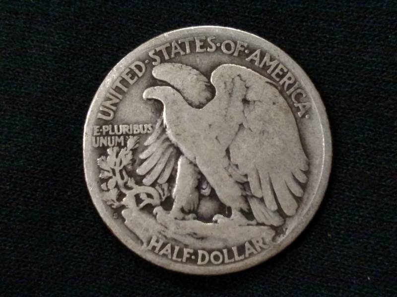 1918 S Walking Liberty Silver Half ...
