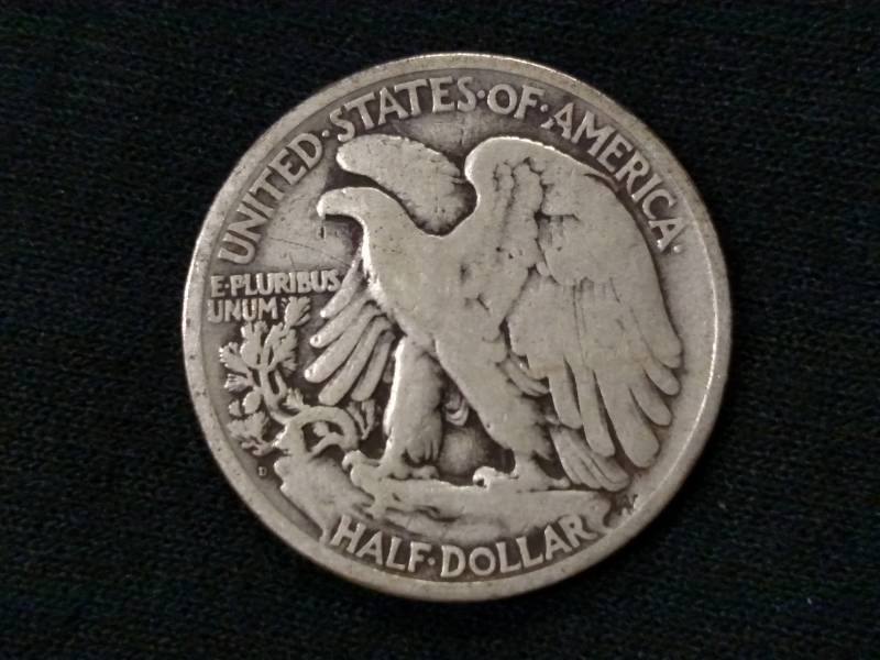 1929 D Walking Liberty Silver Half ...