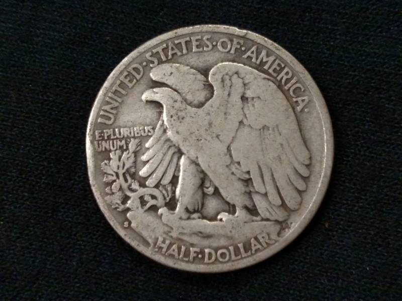1933 S Walking Liberty Silver Half ...