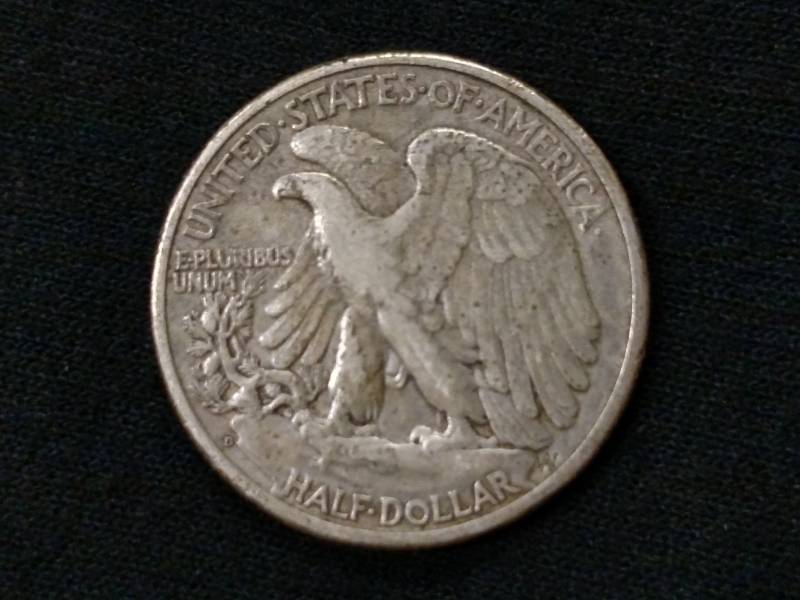 1937 D Walking Liberty Silver Half ...