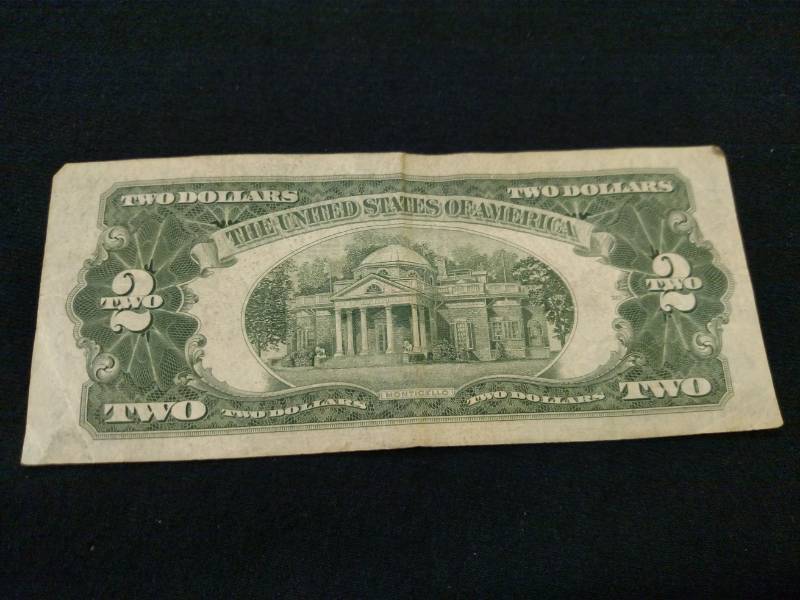 1928 G Two Dollars Red Seal Note...