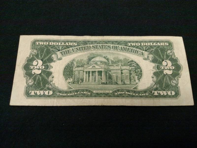 1953 B Two Dollars Red Seal Note...