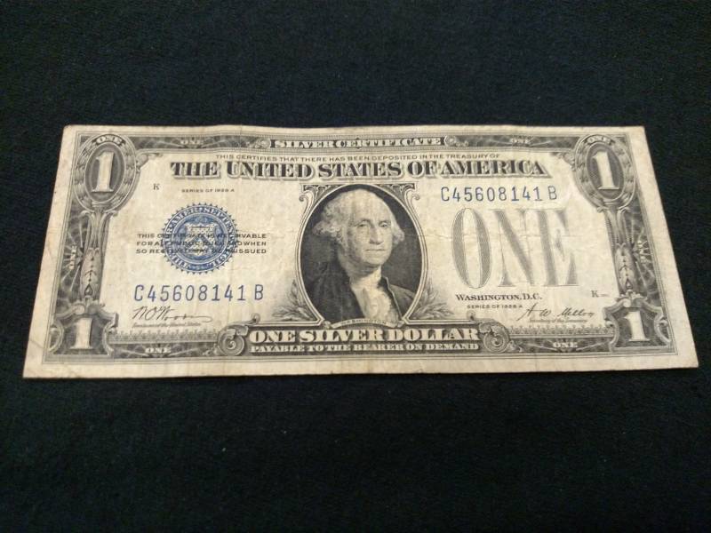 1928 A Funny  Back One Dollar Silve...
