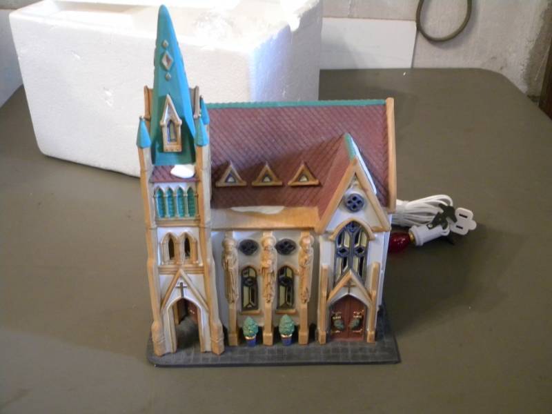 lot 3 image: Dept. 56  All Saints Corner Church