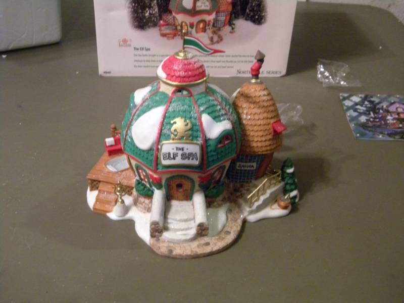 lot 8 image: Dept. 56  The Elf Spa