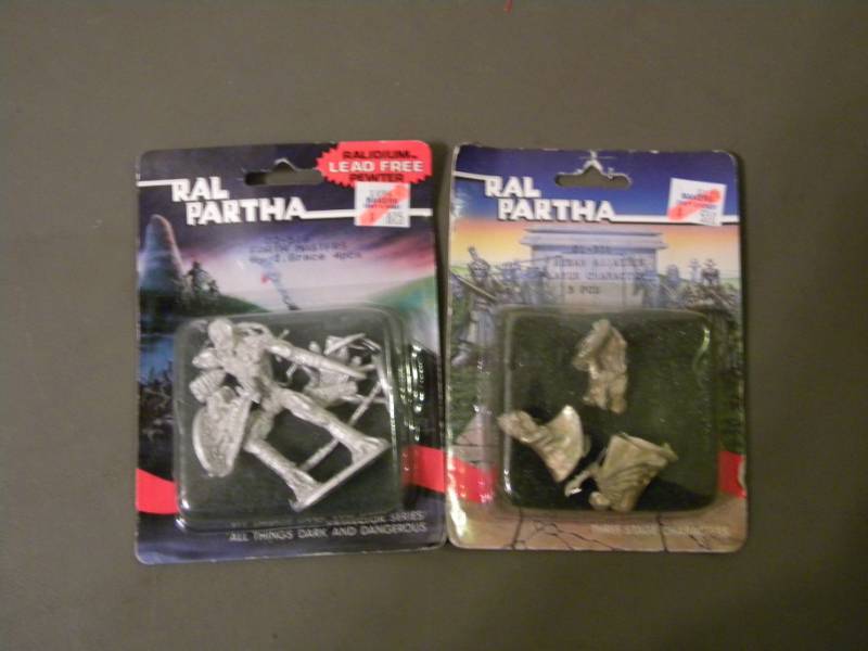 lot 43 image: Ral Partha Pewter D & D Type Figures