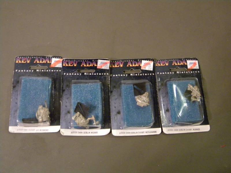 lot 48 image: Key Adams Pewter D & D Type Figures