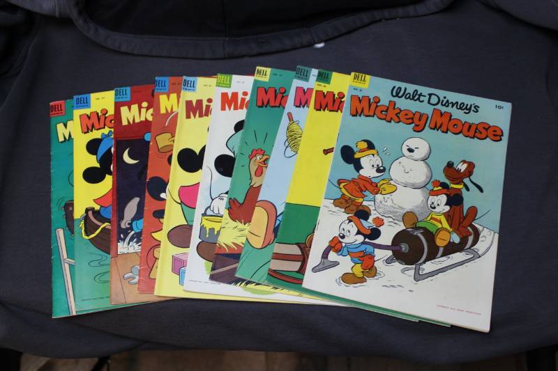 lot 38 image: Dell Walt Disneys Mickey Mouse Comic Books - #29,30,31,32,33,34,35,36,37,38