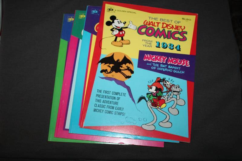 lot 37 image: The Best of Walt Disneys Comics From The Year 1934, 1944, 1947, 1952