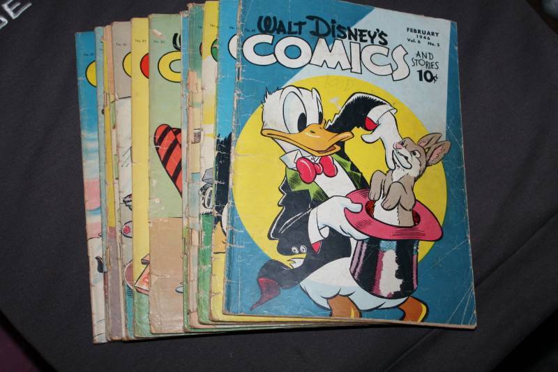 lot 40 image: 1946,1947 Dell Walt Disney Comic Books