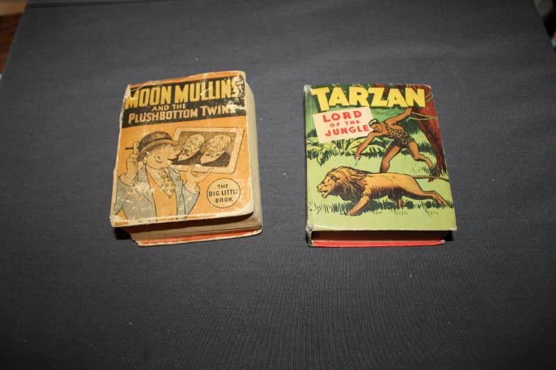 lot 3 image: Moon Mullins and the Plushbottom Twins Book, Tarzan Lord of the Jungle Book by Edgar Rice Burroughs