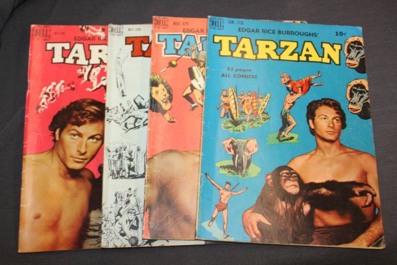lot 72 image: Dell Tarzan Comic Books - Jan.-Feb., Mar.-Apr., May-June, July-Aug.