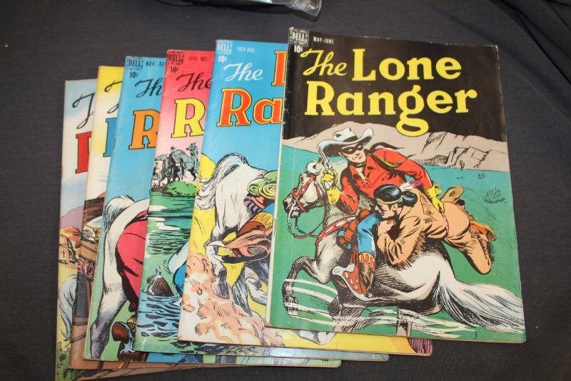 lot 62 image: Dell The Lone Ranger Comic Books - May-June, July-Aug., Sept.-Oct., Nov.-Dec., #151, #167