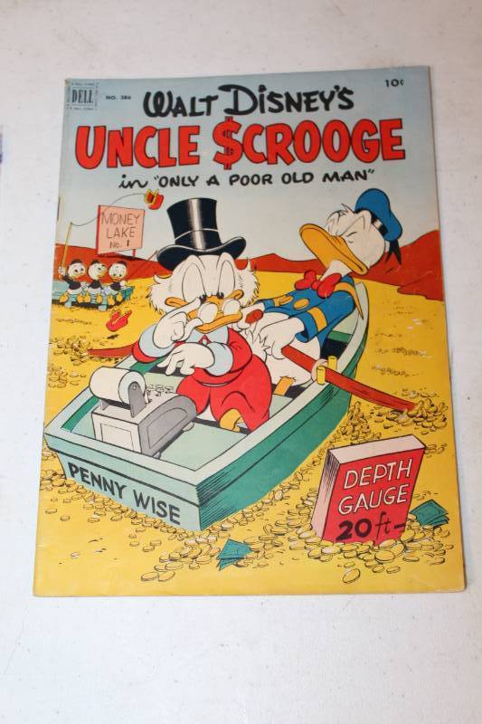 lot 94 image: Dell Walt Disneys Uncle Scrooge Only A Poor Man Comic Book #386