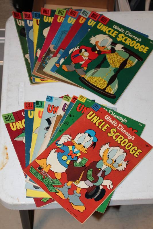 lot 79 image: 1954-1958 Dell Walt Disneys Uncle Scrooge Comic Books