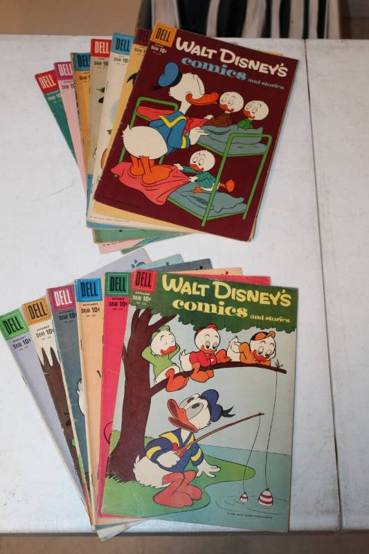 lot 88 image: Dell Walt Disneys Comics and Stories Comic Books - September #228 Through September #240