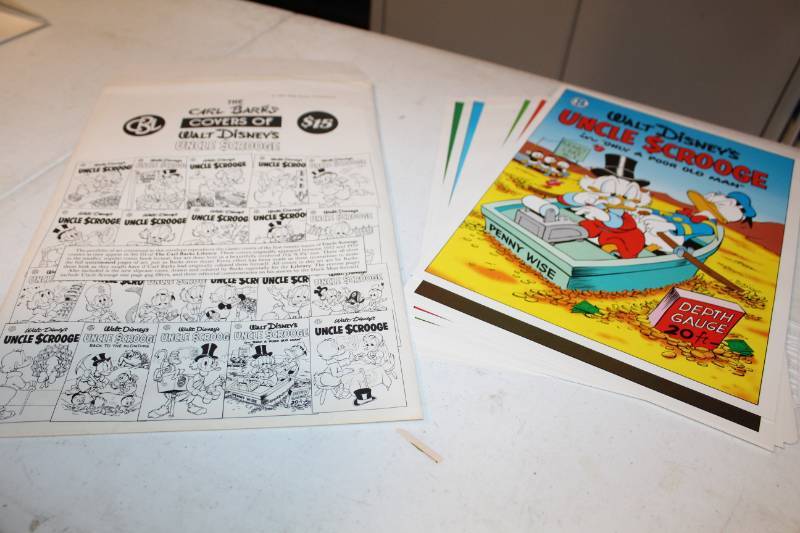 lot 90 image: The Carl Barks Covers of Walt Disneys Uncle Scrooge Set III