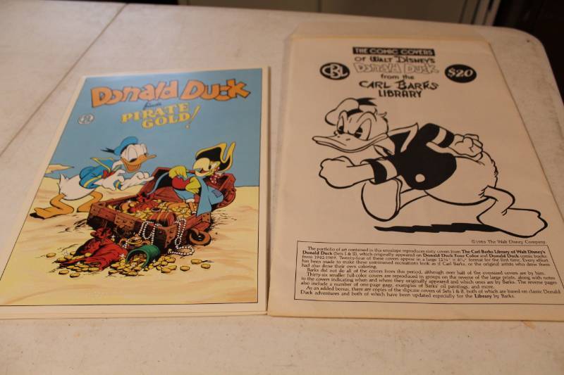 lot 93 image: The Comic Covers of Walt Disneys Donald Duck From The Carl Barks Library Set I, II