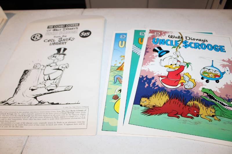 lot 89 image: The Comic Covers of Walt Disneys Uncle Scrooge From The Carl Barks Library Set V
