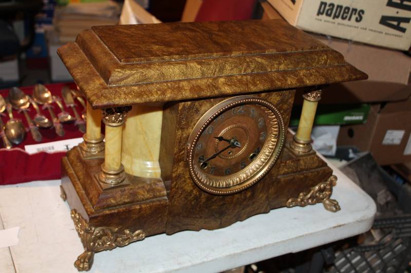 lot 147 image: Adamantine Mantle Clock