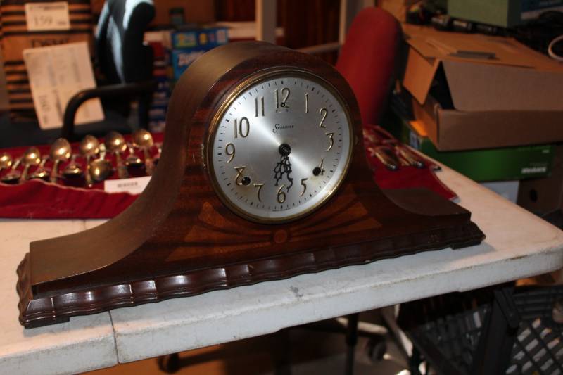 lot 148 image: Sessions Eight-Day Turn Back Mantle Clock