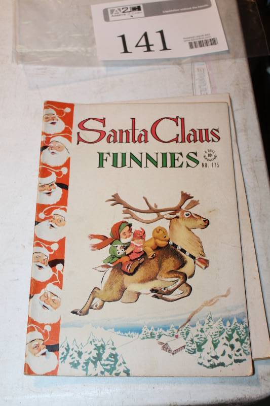 lot 141 image: Dell Santa Claus Funnies Comic Books #175,205