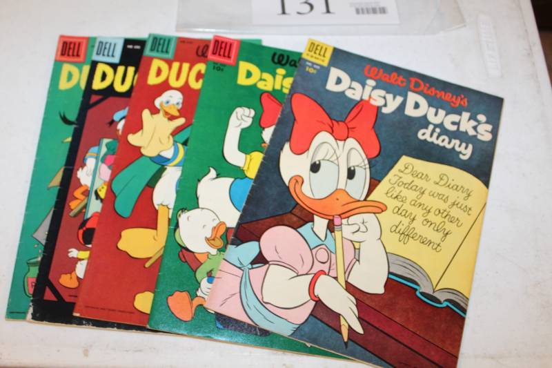 lot 131 image: Dell Walt Disneys Daisy Duck Diary Comic Books