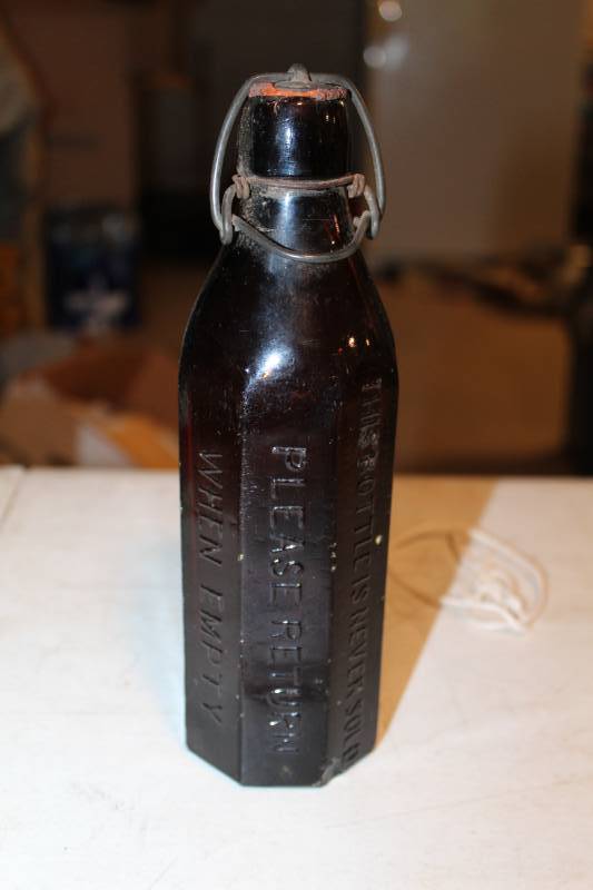 lot 155 image: John Graf Glass Bottle w Lid