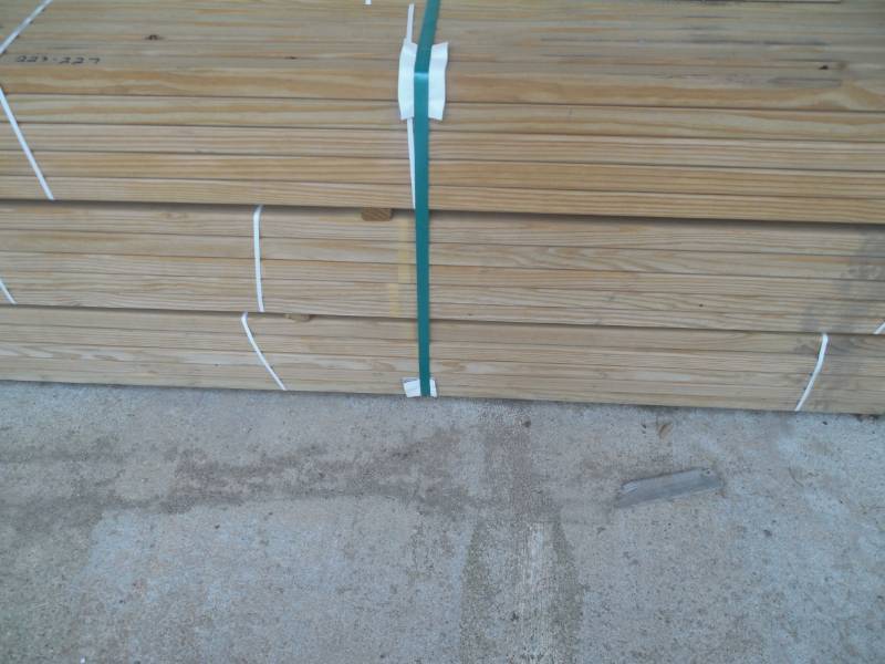 (100) 2 X 2 X 8 GREEN TREATED LUMBER