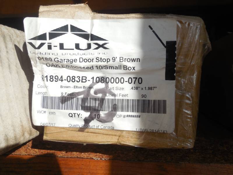 (10) BROWN GARAGE DOOR  WEATHERSTRIP 9