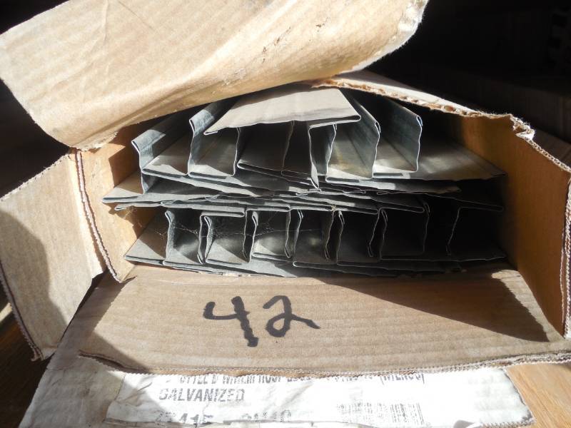 (20) STYLE D GALVANIZED ROOF EDGE 10