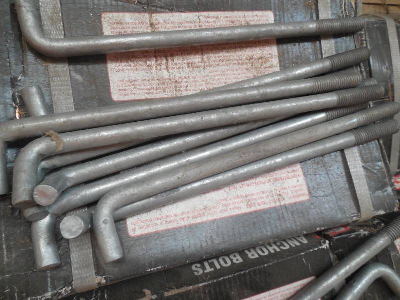 GRIP RITE 12 X 12 ANCHOR BOLTS 1 BOX OF 50 PIECES
