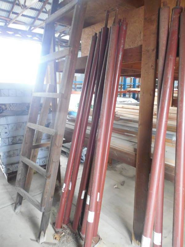 (2) Tel-O-Post Adjustable Floor Jack Post - Size Range 80-84