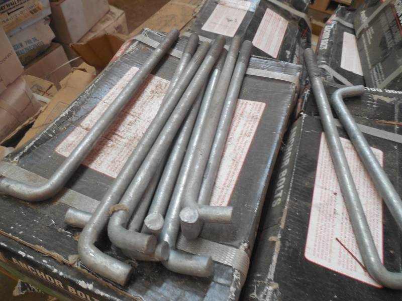 1 BOX OF 50 GRIP RITE ANCHOR BOLTS 12 X 10