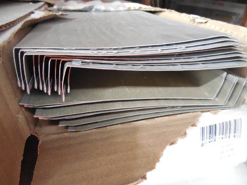 (1) BOX OF 25 ROLLEX 6 WOODGRAIN FASCIA IN BRONZE  EACH PIECE IS 12
