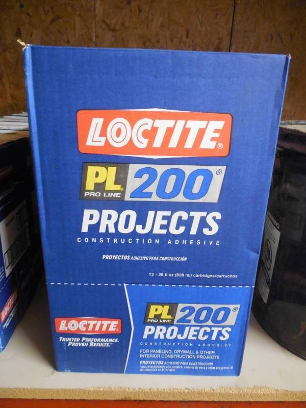 (12) LOCKTITE PL 200 ADHESIVE 28 OZ TUBE