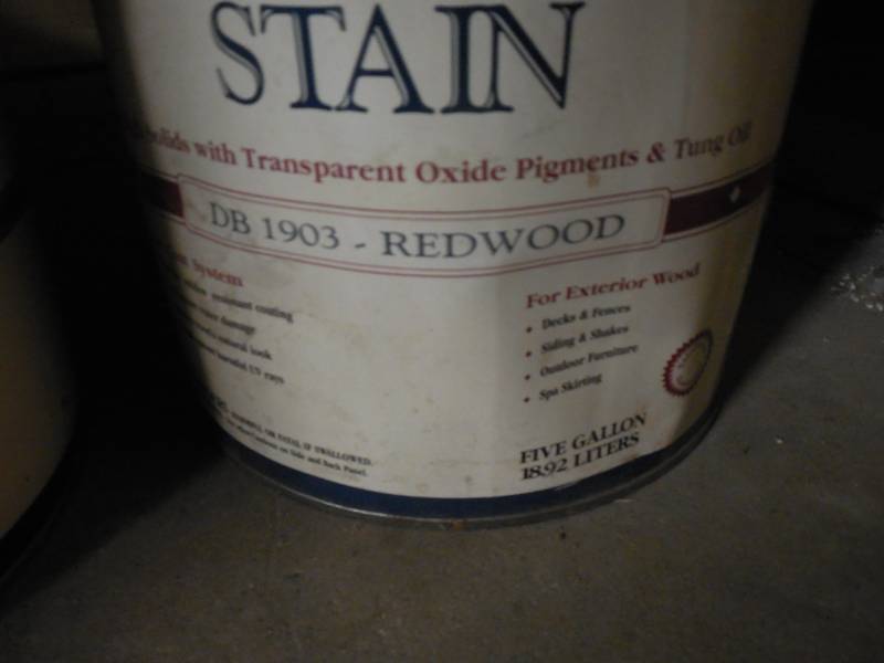 Duckback Products DB-1903-5 5-Gallon Red Wood Transparent Stain