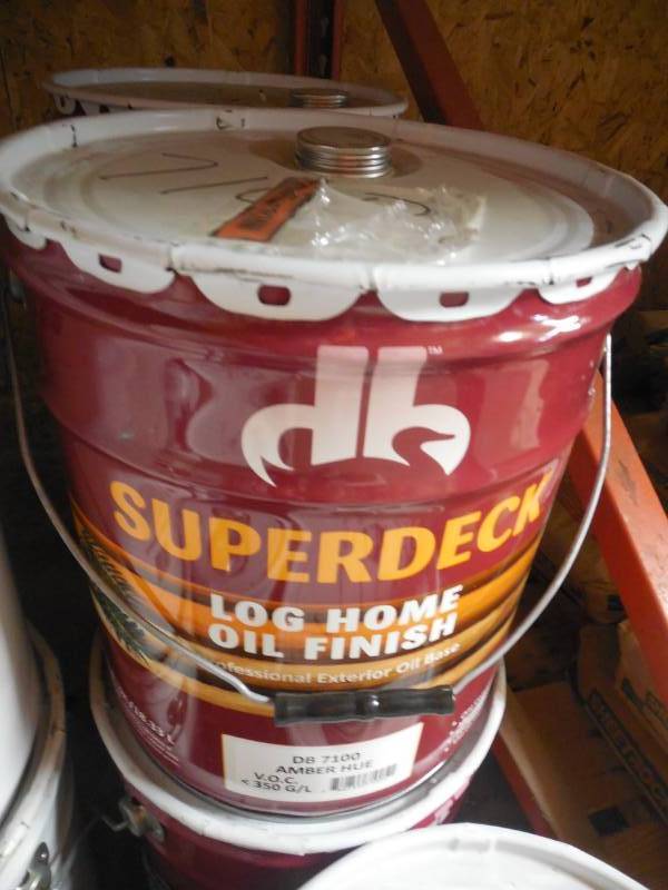 Superdeck 7100 Log Home Oil Finish, Amber Hue 5 Gallon