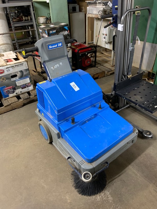 lot 35 image: Floor sweeper