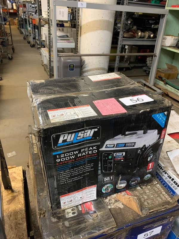 lot 56 image: Store return generator