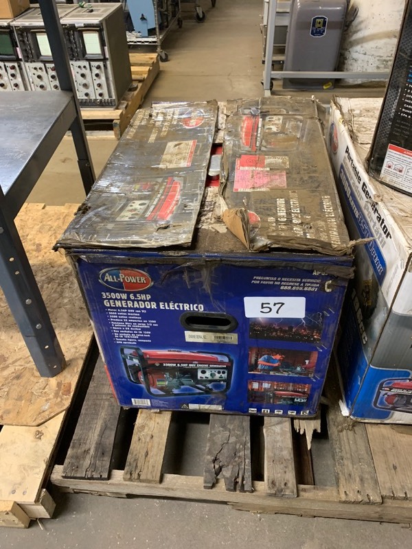 lot 57 image: Store return generator