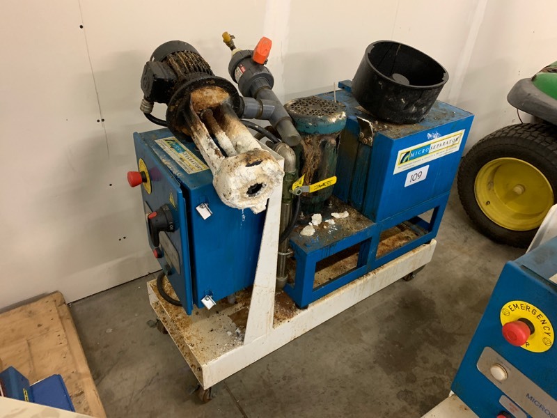 lot 109 image: Micro separator station