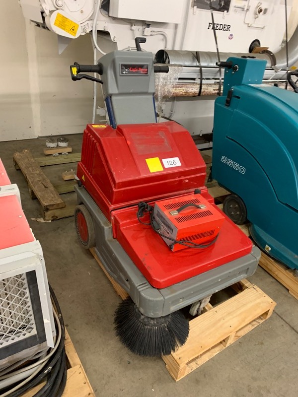lot 126 image: Floor sweeper with charger