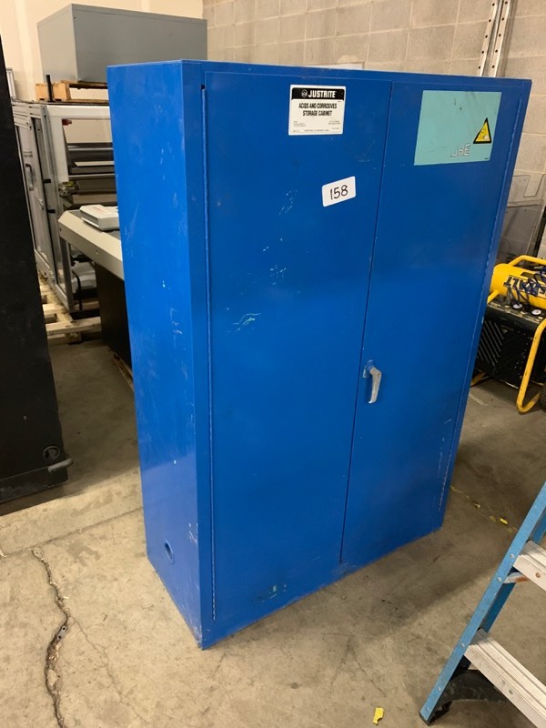 lot 158 image: Acid  corrosives cabinet