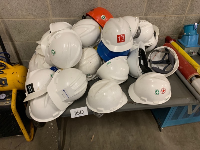 lot 160 image: Lot of hard hats